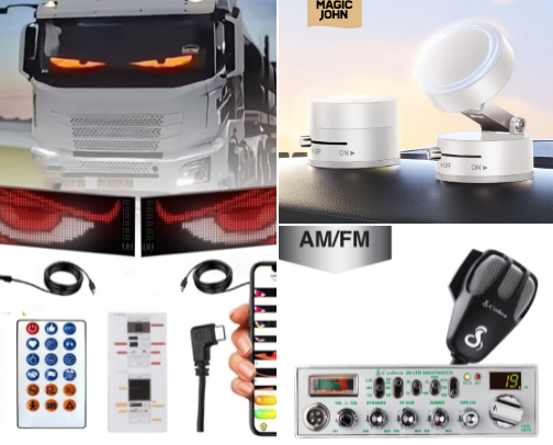 Trucking Supplies I use in truck cover photo collage
