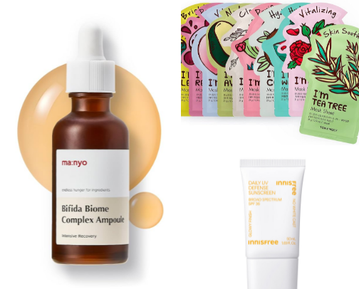 The Essentials: Skincare Edition ✨ cover photo collage