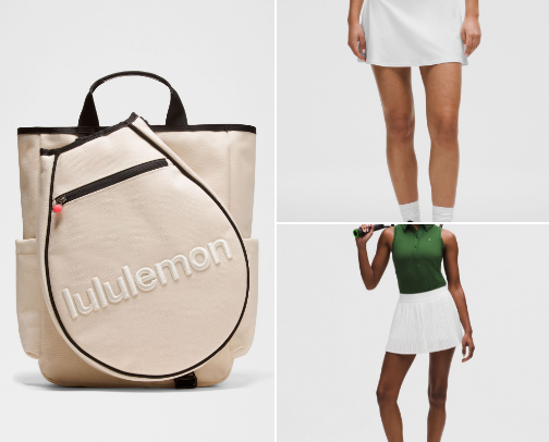 Tennis clothing cover photo collage