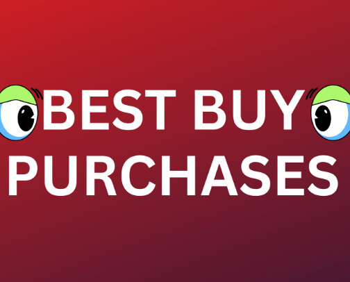 PRODUCTS I PURCHASED AT BESTBUY cover photo collage