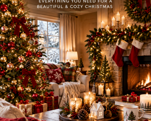 Christmas Home & Holiday Favorites cover photo collage
