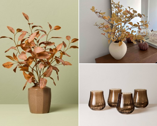 Fall home decor cover photo collage