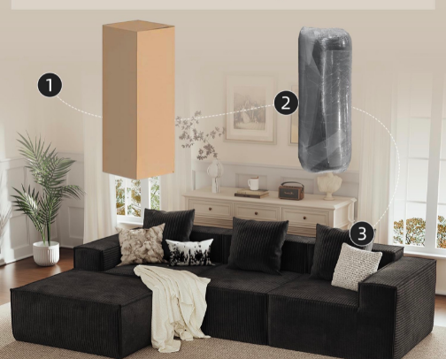 Home furniture cover photo collage