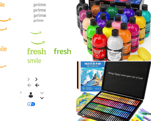 School supplies for kids cover photo collage