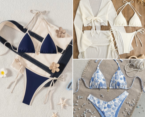Summer Beauty & Vacation Essentials ☀️🐚 cover photo collage