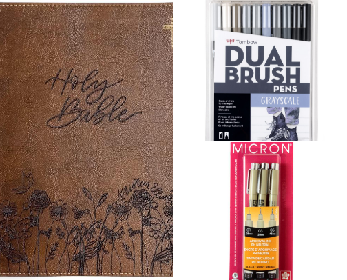 Bible Journaling cover photo collage