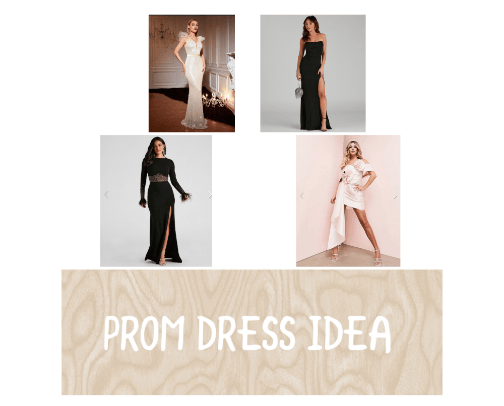 PROM DRESS IDEA💃🏻 cover photo collage