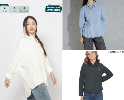 Women's shirts idea in 2024 cover photo collage