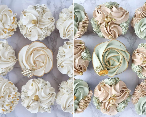 💍 Classic & Elegant wedding cupcake! cover photo collage