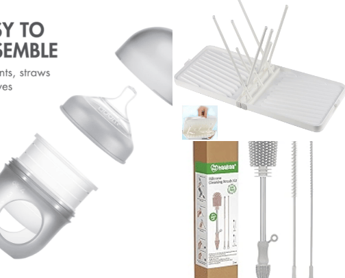 Bottle feeding cover photo collage
