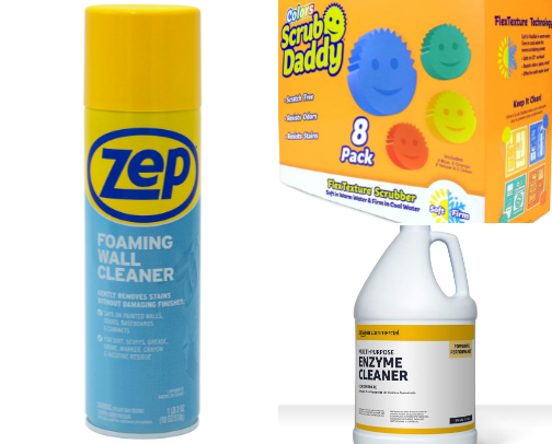 Cleaning products that actually work when you have kids cover photo collage