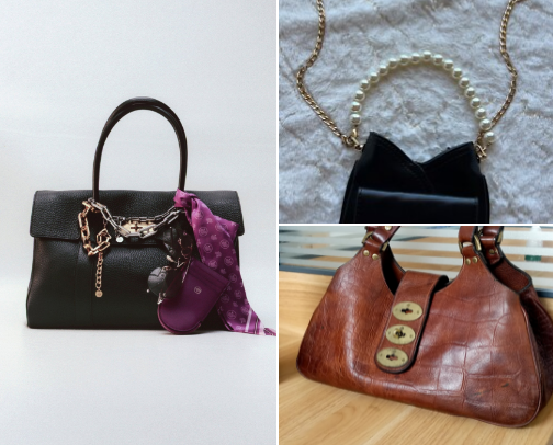 My beautiful thrift bags cover photo collage