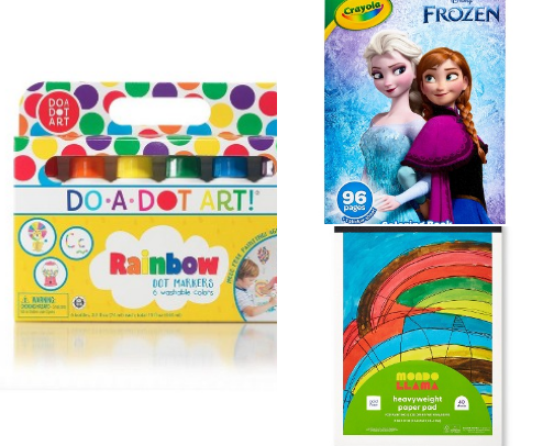 My 4 Year Olds Current Favorite Crafting Supplies cover photo collage