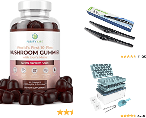 Amazon Purchases cover photo collage