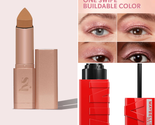 Essential makeup products for everyday use. cover photo collage