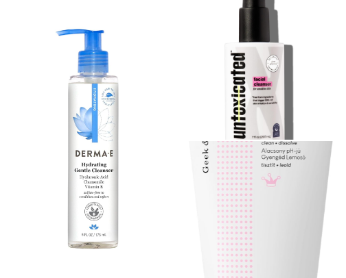 Skin Care for Acne/Sensitive Skin cover photo collage