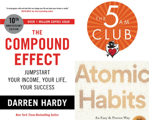 Books That Shaped My Productivity and Daily Routines cover photo collage