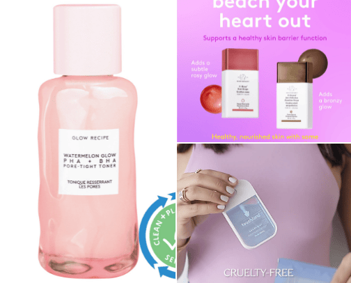 Skincare 💕 cover photo collage
