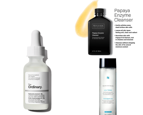 Holy Grail ✨Skin Care Recommendations🧖‍♀️ cover photo collage