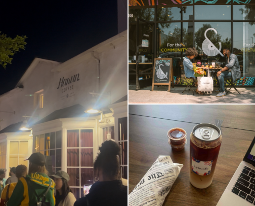 My favorite coffee shops cover photo collage