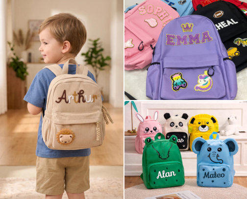 Personalized Backpacks My Little Explorers Actually Want to Wear cover photo collage