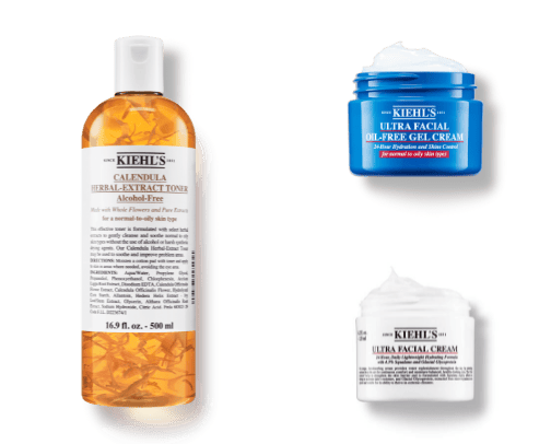 Kiehl's cosmetics cover photo collage