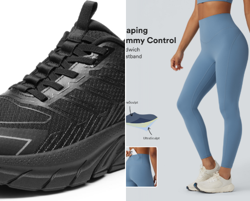 Affordable Fitness Finds cover photo collage