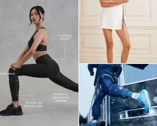 Athletic Clothing cover photo collage