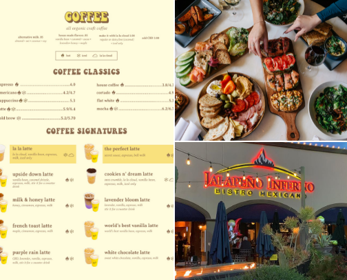 Top 10 restaurants in Scottsdale/north Phoenix/anthem cover photo collage