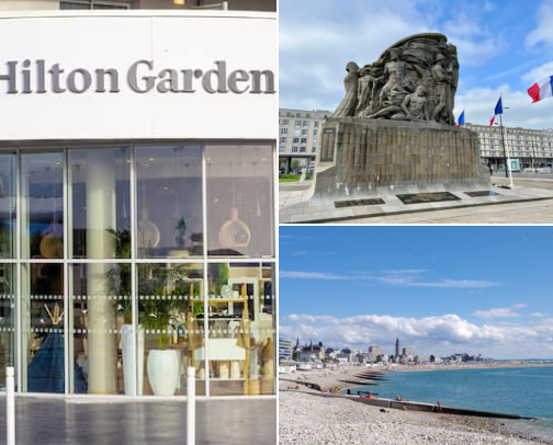 Concrete Architecture, Gardens, Sea Air & Slow Walks Le Havre, France cover photo collage