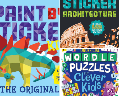 Travel with Kids: Activity Books ✈️ cover photo collage