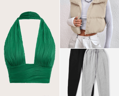 SHEIN clothes cover photo collage