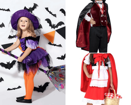 Children's Halloween Costumes cover photo collage