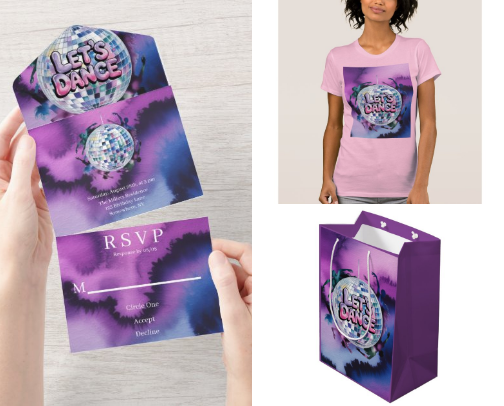Let’s Dance Birthday Party Bash cover photo collage