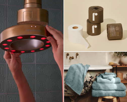 Bathroom cover photo collage