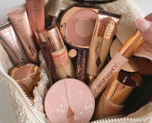 Favorite makeup products 💄✨ cover photo collage