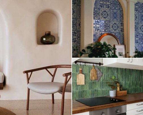 Mediterranean Home Style: Light, Nature & Southern Charm cover photo collage