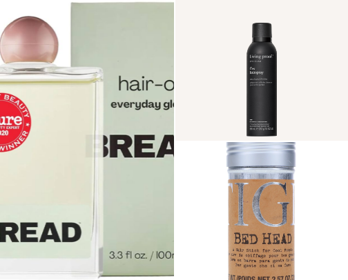 Favorite Hair Styling Products cover photo collage