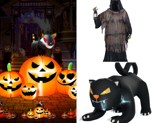 Halloween Essentials and Decorations cover photo collage