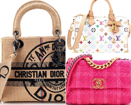 Pre-Loved Luxury Bags on Amazon cover photo collage