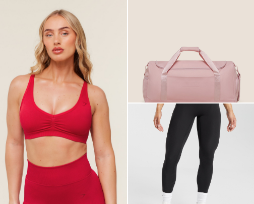 Gymshark Gym Essentials Edit 🦈🖤Sculpting Sets, Sports Bras & Everyday Must-Haves 💪✨ cover photo collage