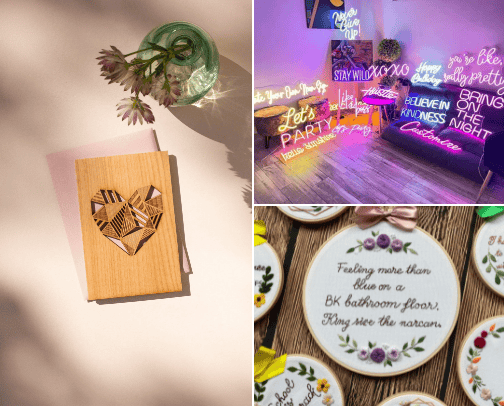 Personalised gift ideas cover photo collage