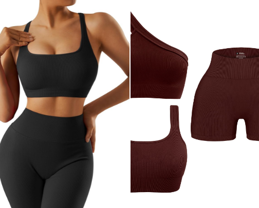 Gym girl outfit finds cover photo collage