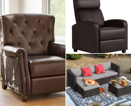 Indoor furniture in use and wants cover photo collage