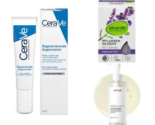 Skincare Products cover photo collage