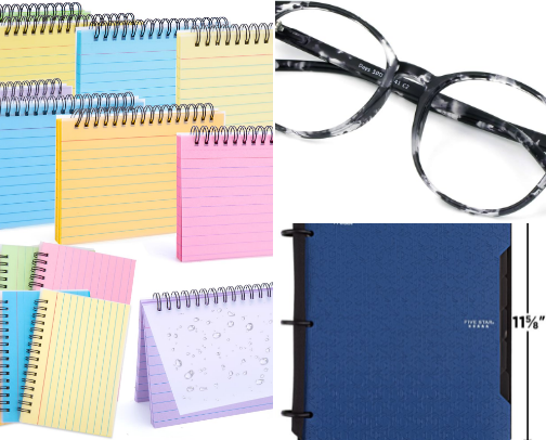 School shopping for college students cover photo collage