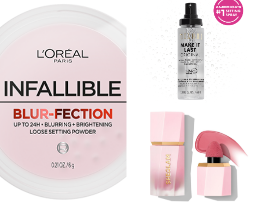 Items you will find in my makeup bag cover photo collage