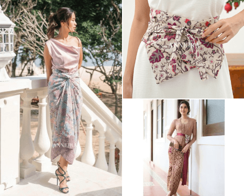 Cultural Indonesian Dresses. cover photo collage