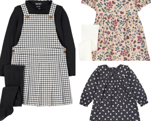 Walmart toddler girl fall dresses cover photo collage