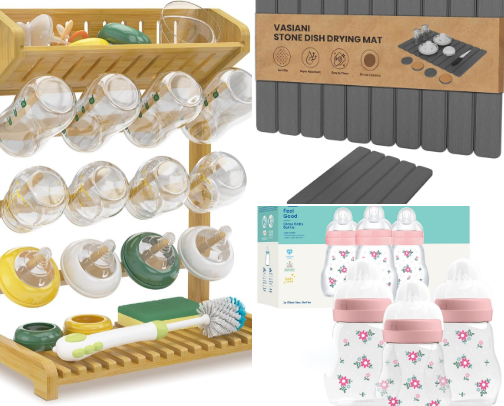 Every day baby items I actually use + glad we have! cover photo collage